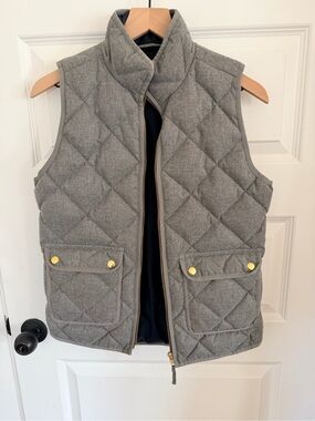 JCrew down quilted vest xs